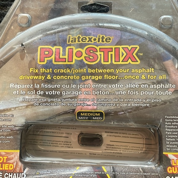 Pli-Stix Driveway Crack & Joint Filler, Gray Medium - Picture 4 of 10